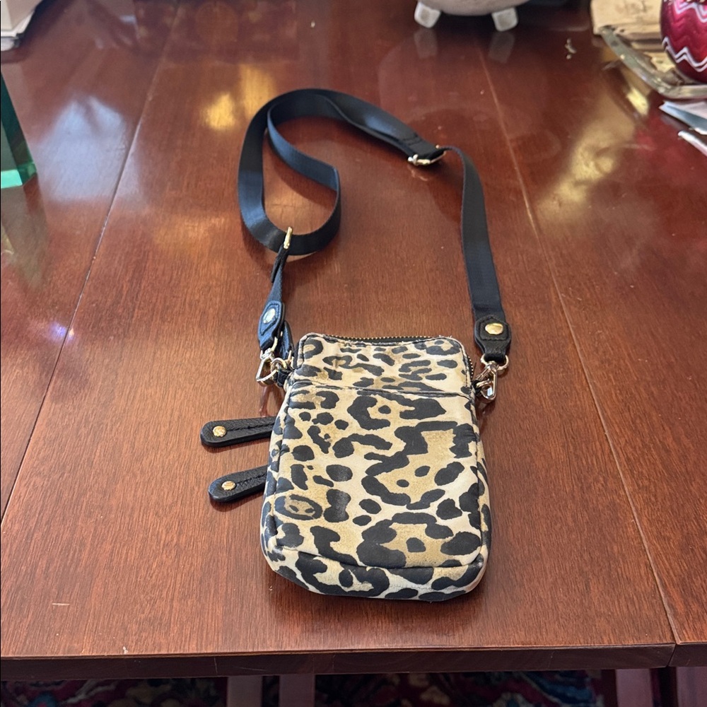 Chico’s Leopard Print Adjustable Strap Crossbody … - image 2